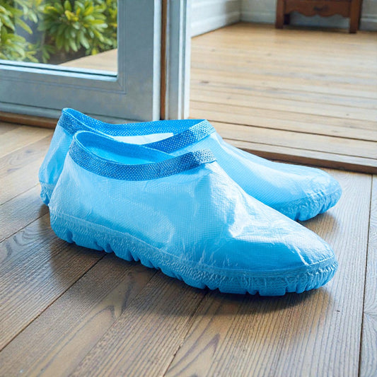 Povex Premium Non-Slip Disposable Shoe Covers (Set of 100)