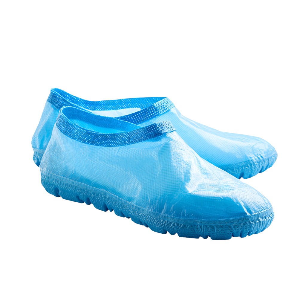 Povex Premium Non-Slip Disposable Shoe Covers (Set of 100)