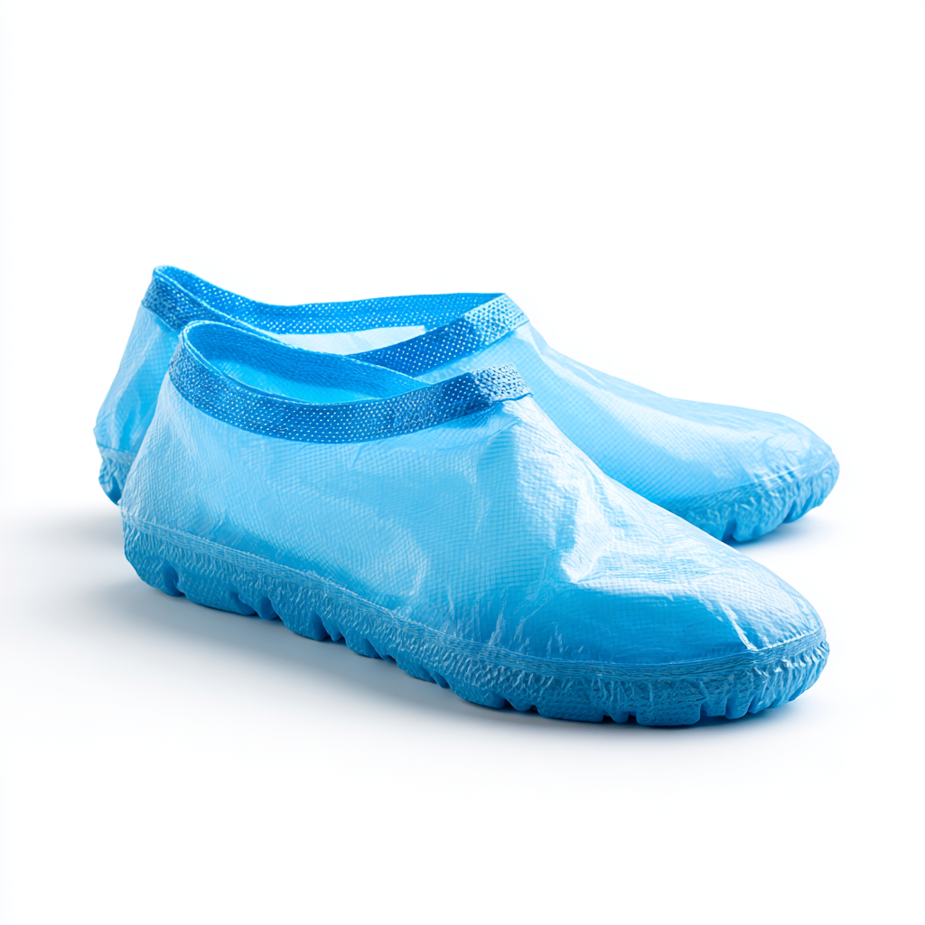 Povex Premium Non-Slip Disposable Shoe Covers (Set of 100)